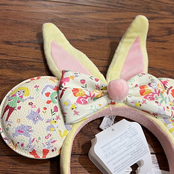 Floral Minnie Mouse Ears Headband Disney Parks - Picture 2 of 2